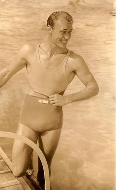 Pánské retro plavky Mens Topper 1934